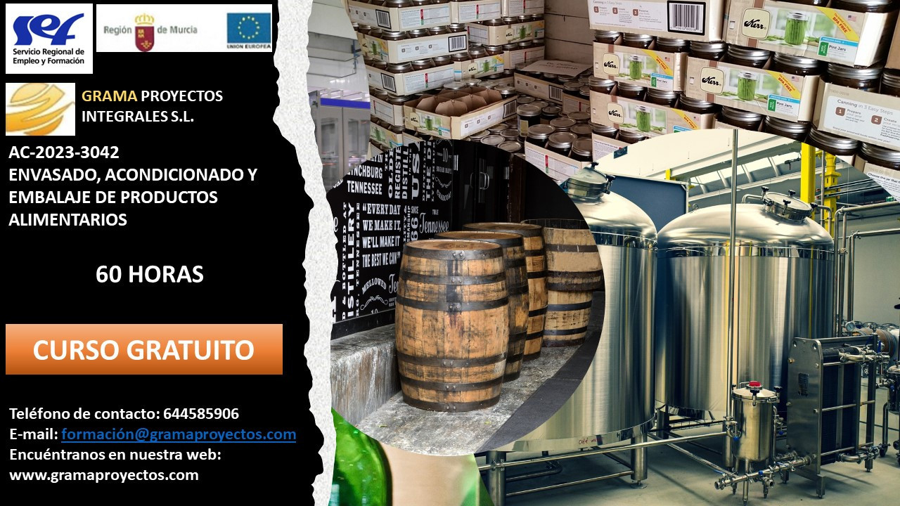 Envasado, Acondicionado y embalaje de productos alimentarios